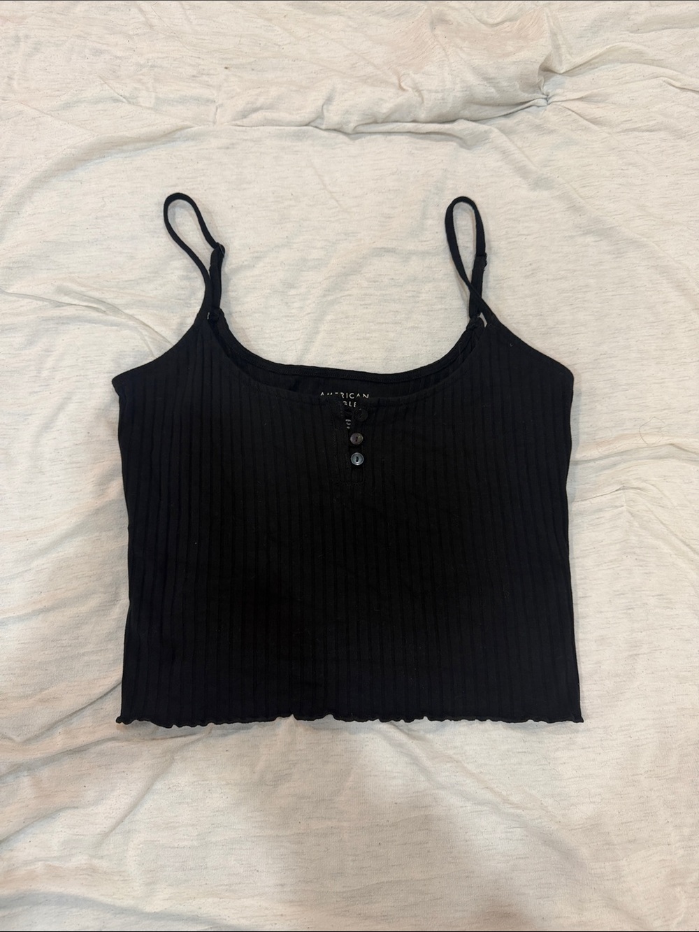 NWOT american eagle ribbed button up tank